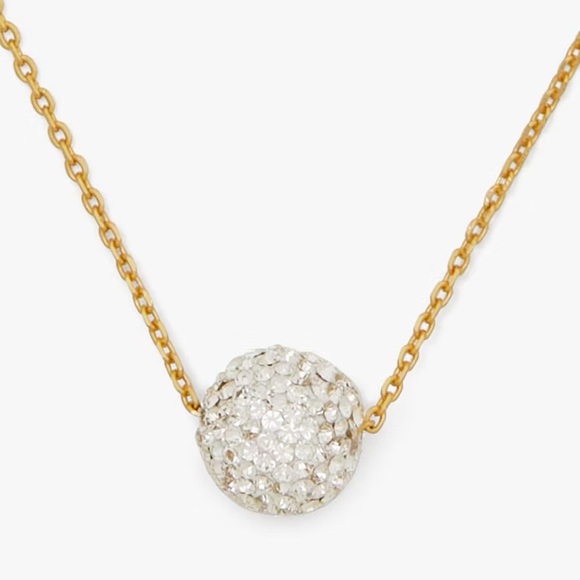 kate spade Jewelry - Kate spade razzle dazzle mini pendant gold necklace 💖